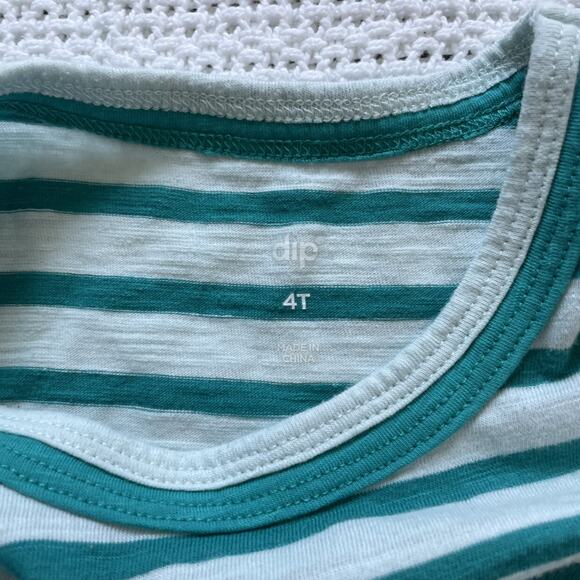 Dip Striped Tie Front Tank - Picture 3 of 3